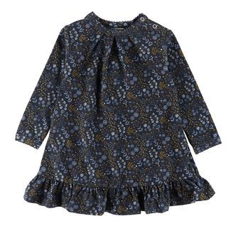 Smallstuff Kjole - Flower Night - Dark Blue