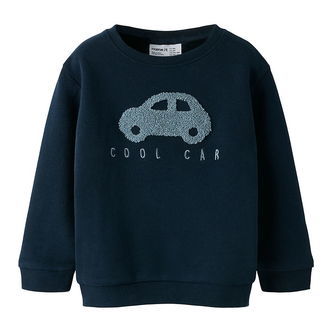 Name It Bluse - Noos - NmmObear - Dark Sapphire m. Bil