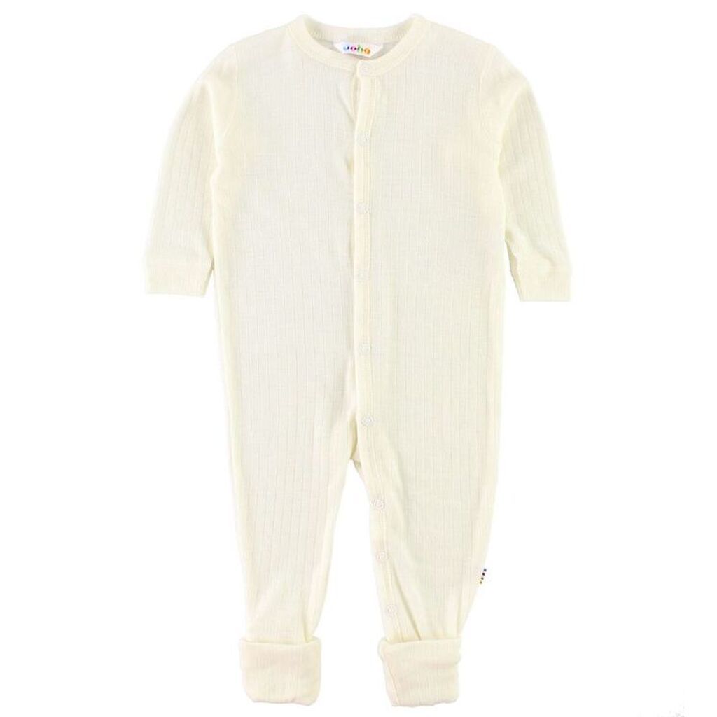 Joha Natdragt - Uld - Råhvid