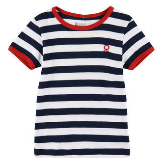 Katvig T-shirt - Navy/Hvid Stribet