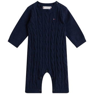 Tommy Hilfiger Heldragt - Strik - Cable - Dark Night Navy