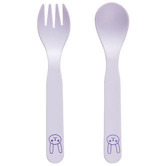 OYOY Børnebestik - Bioplast - 2 Dele - Pullo - Lavender