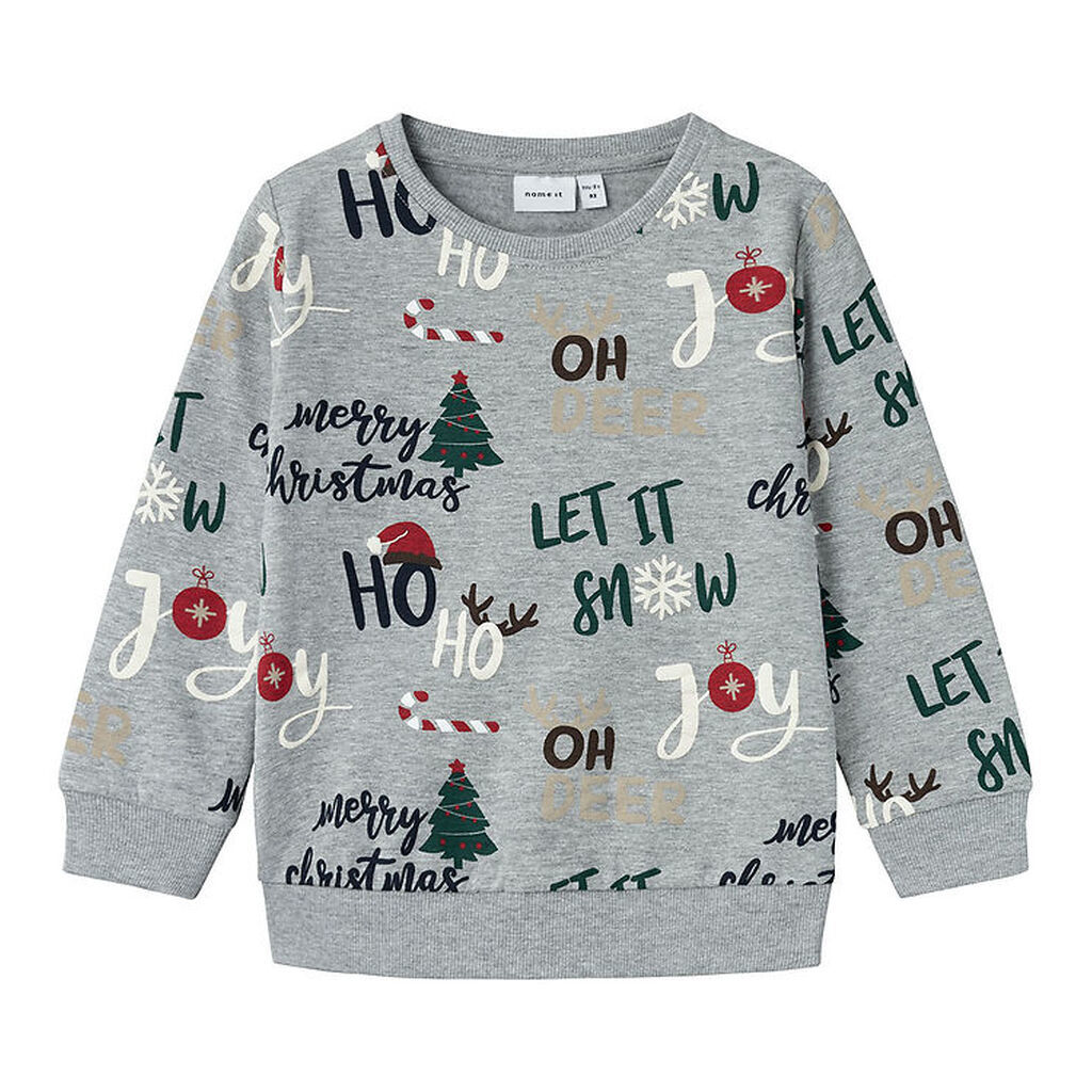 Name It Sweatshirt - NmnRjolly - Grey Melange