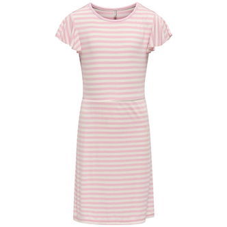 Kids Only Kjole - Rib - KogBelia - Roseate Spoonbill/Cloud Dance