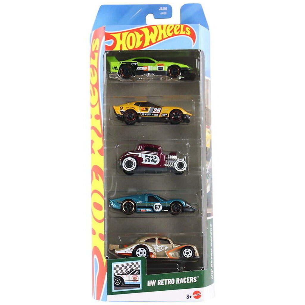 Hot Wheels Biler - 5-pak - HW Retro Racers