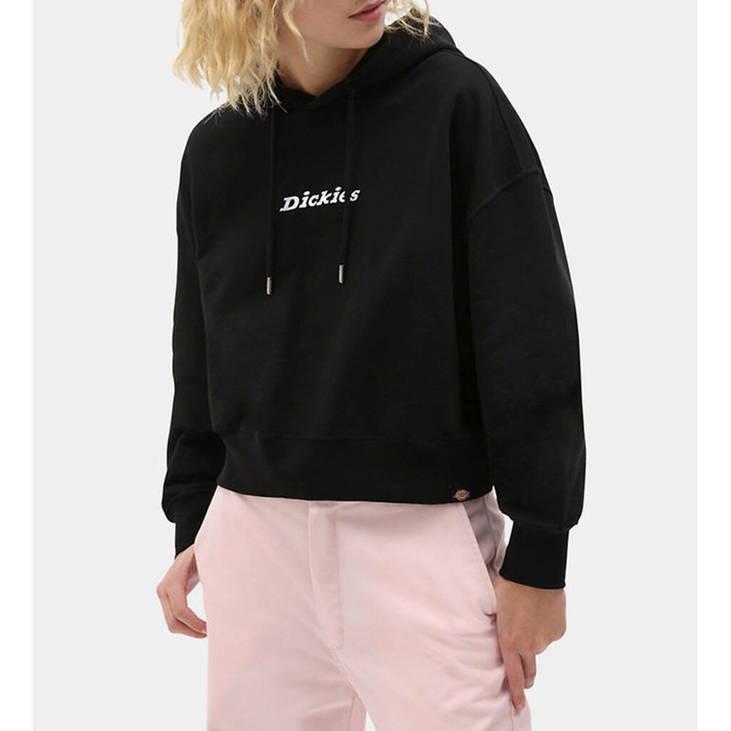 Dickies Hættetrøje - Cropped - Loretto - Sort