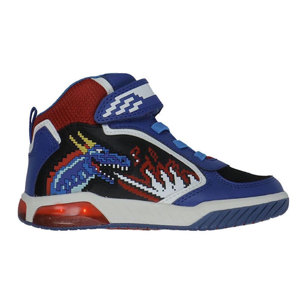 Geox Støvler m. Lys - J Inek B A - Royal/Rød