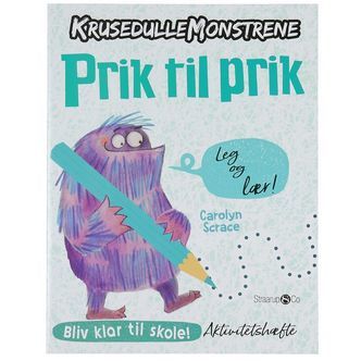 Straarup & Co Bog - Krusedulle Monstrene - Prik til Prik - Dansk