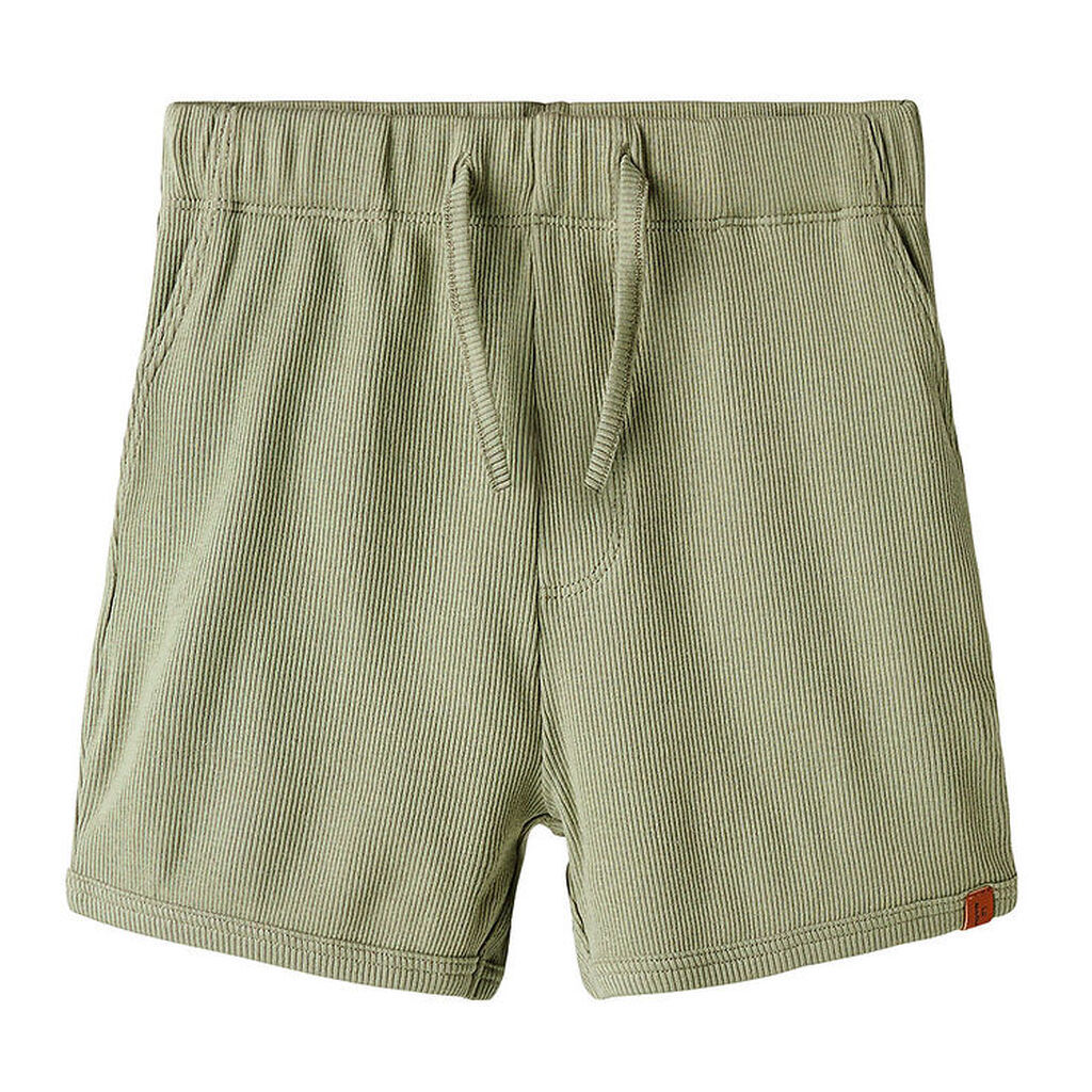 Lil' Atelier Shorts - Rib - NmmGago - Seagrass