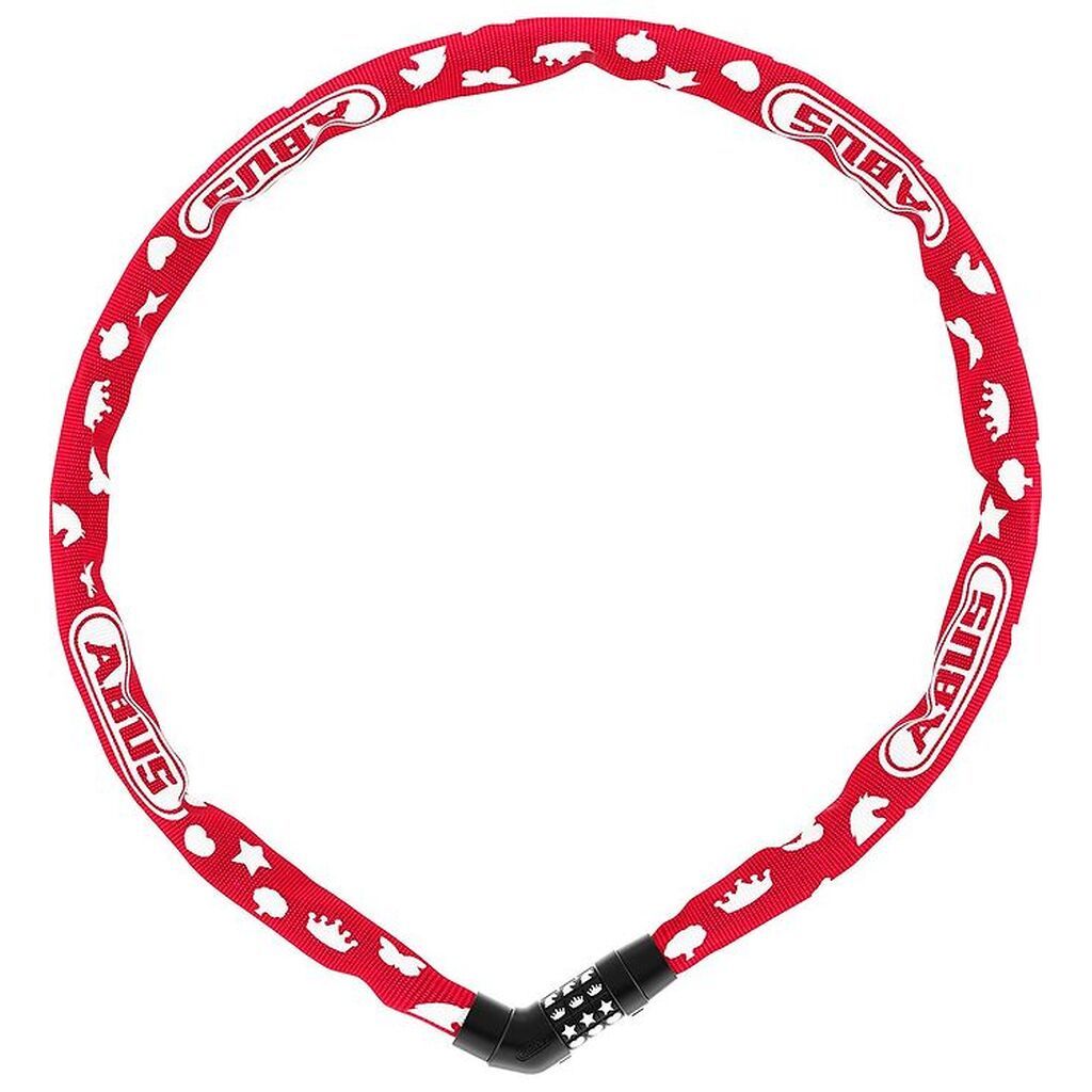 Abus Kædelås - 4804C Symbols - 75 cm - Rød