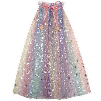 Mimi & Lula Kappe - Tyl - Ombre Unicorn