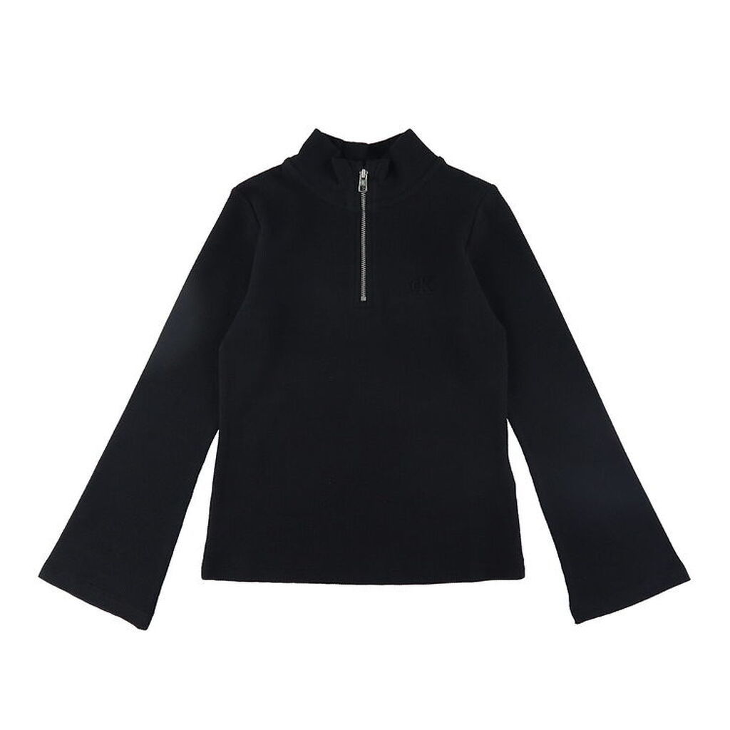 Calvin Klein Bluse - Waffle - Ck Black