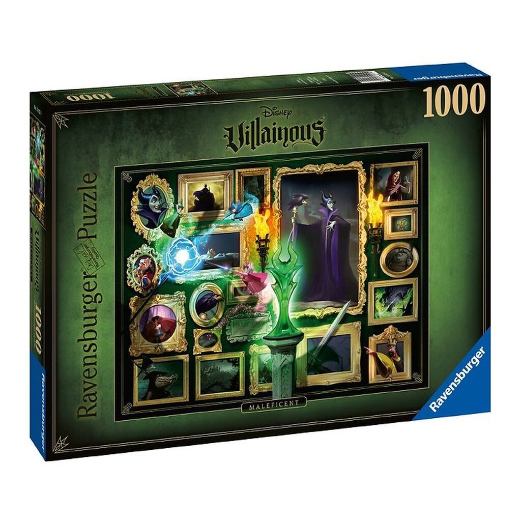 Ravensburger Puslespil - 1000 Brikker - Villainous: Maleficent