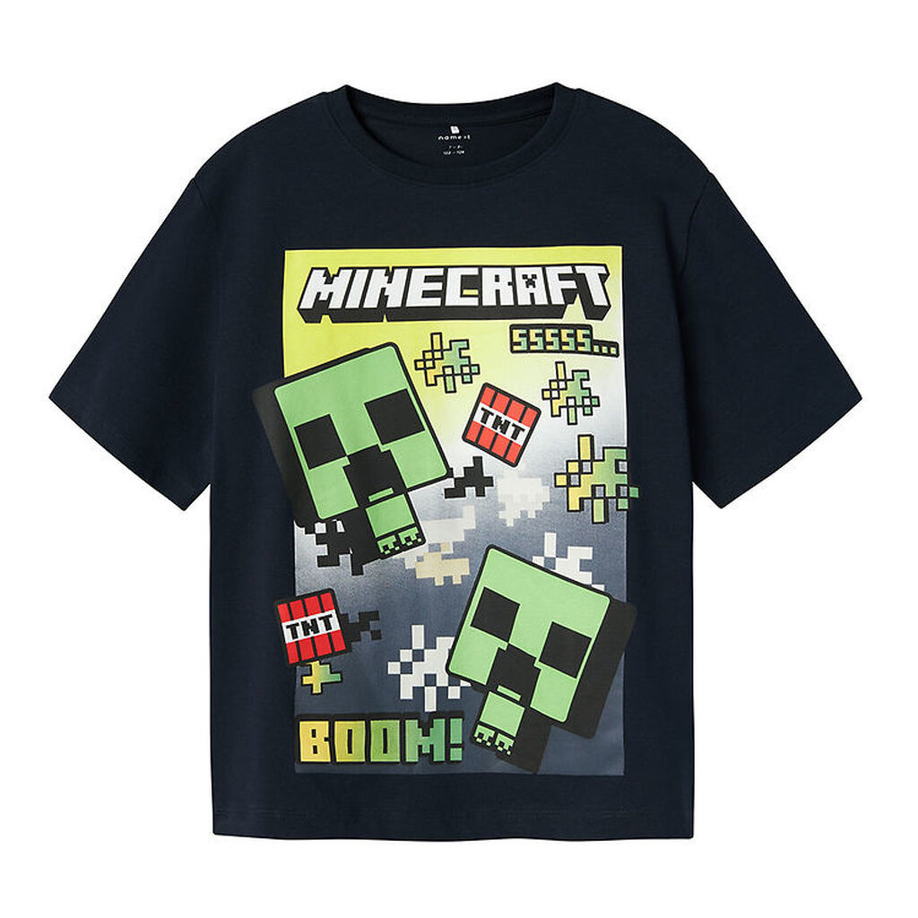 Name It T-shirt - NkmMus Minecraft - Navy Blazer