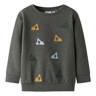 Name It Sweatshirt - NmmSandro - Dark Grey Melange