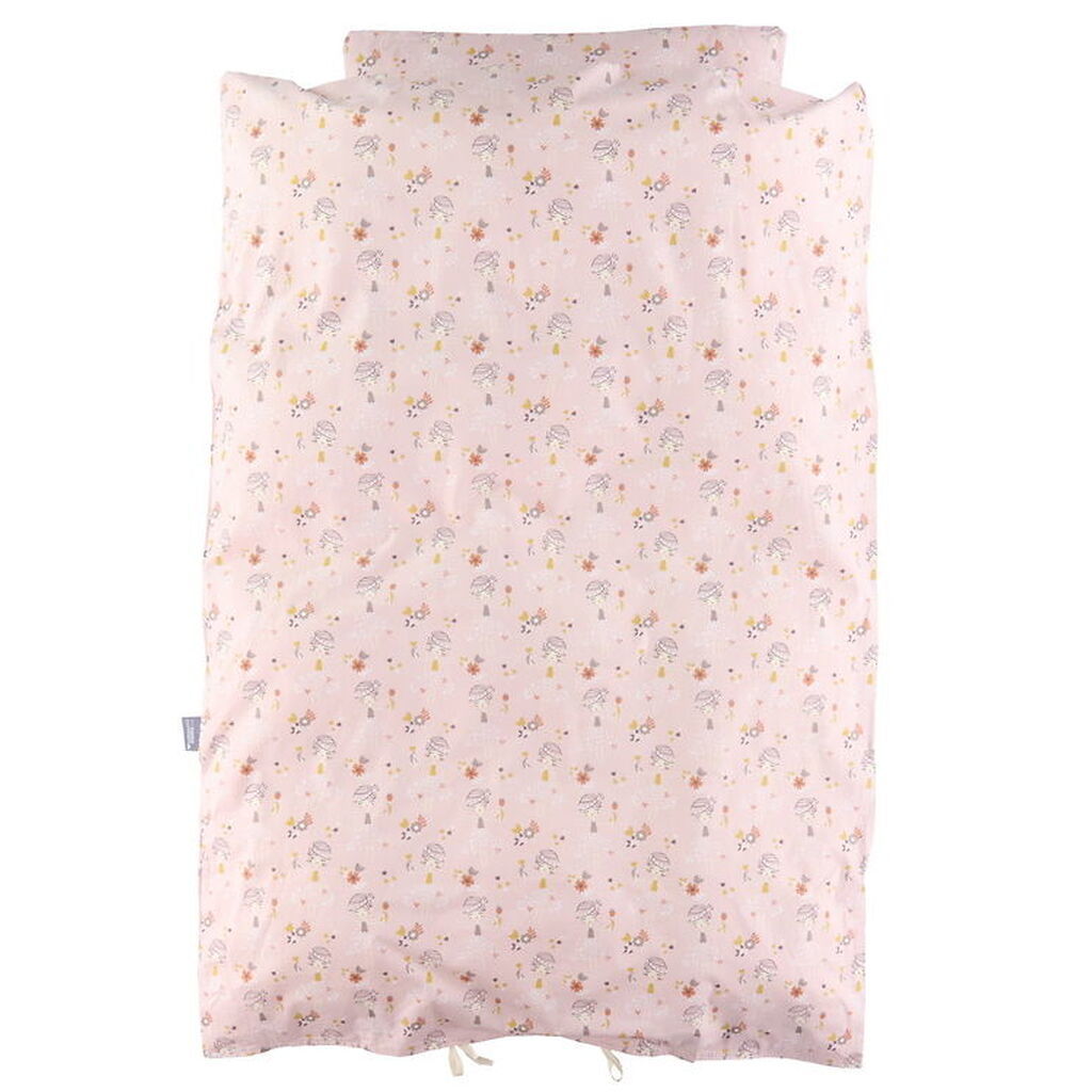 Nørgaard Madsens Sengetøj - Baby - Rosa m. Feer