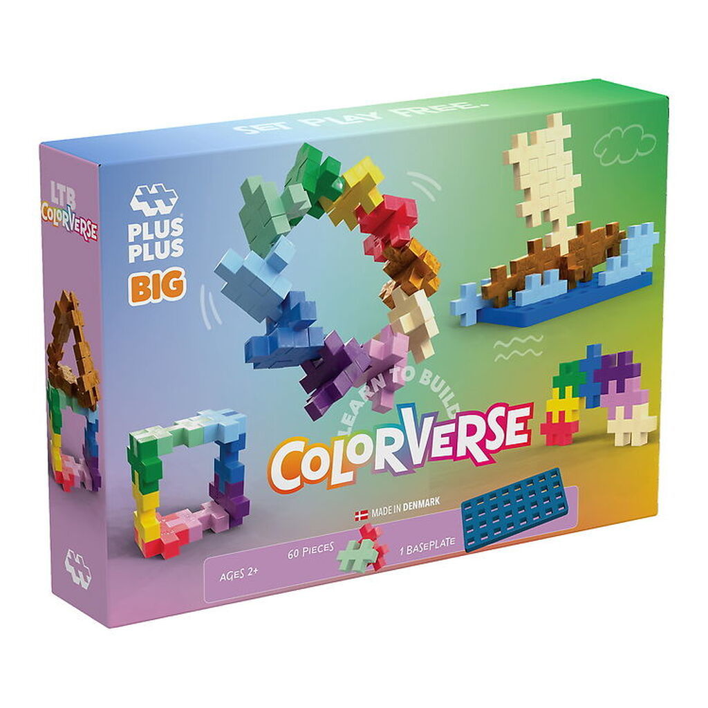 Plus-Plus Big - Learn To Build - 60 stk - Colorverse