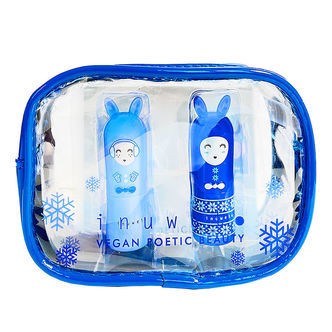 Inuwet Gavesæt - Læbepomader/Klistermærker - Vanilla Coconut