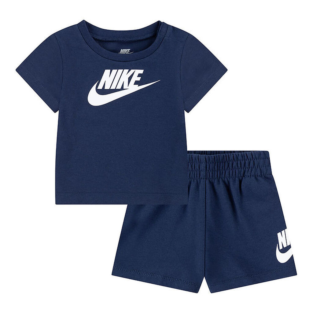 Nike Shortssæt - T-shirt/Shorts - Midnight Navy