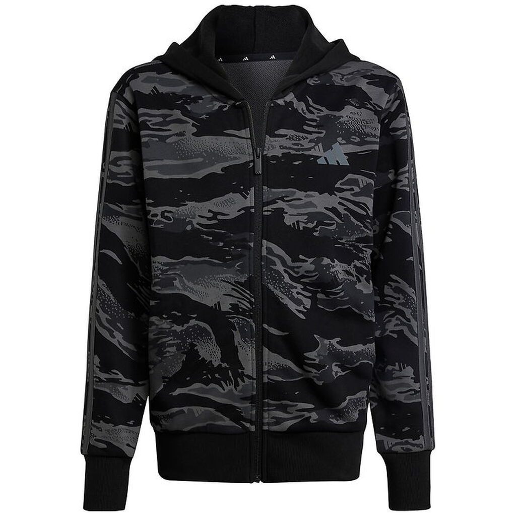 adidas Performance Cardigan - J CAMO FZ HD - BLACK/GREFIV