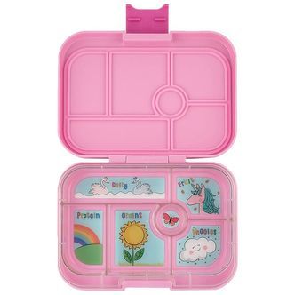 Yumbox Madkasse m. 6 Rum - Bento Original - Power Pink