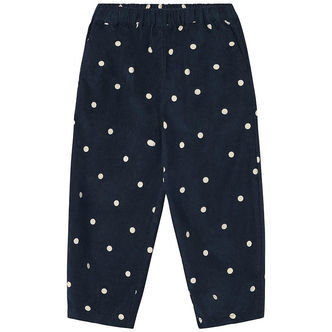 Fliink Bukser - Fløjl - Dolly - Insignia Blue AOP