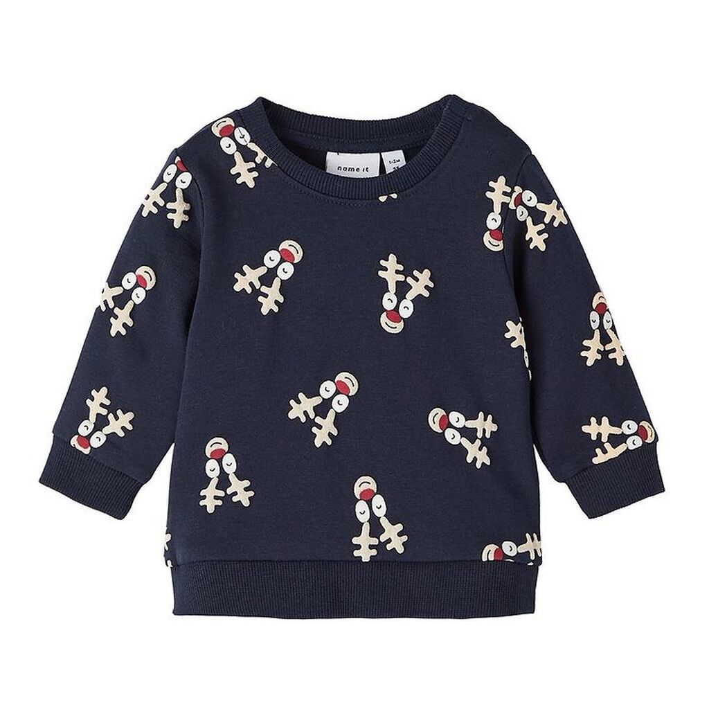 Name It Sweatshirt - NbnRachristmas - Dark Sapphire