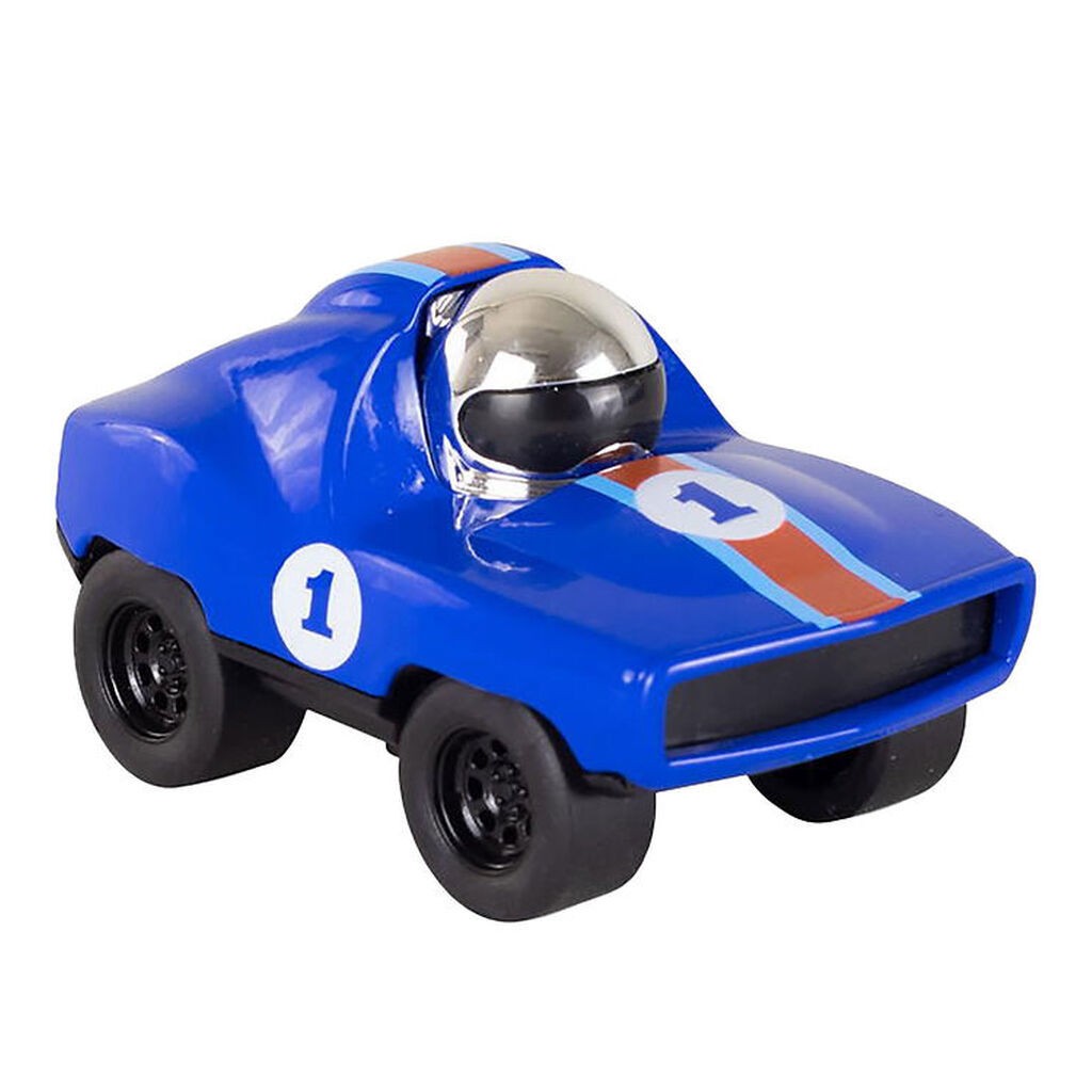 Tiger Tribe Racerbil - Press to Go - Blå