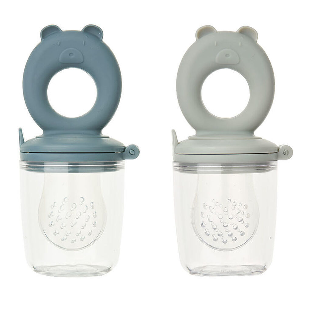 Liewood Food Feedere - Miranda - 2-pak - Whale Blue/Dove Blue