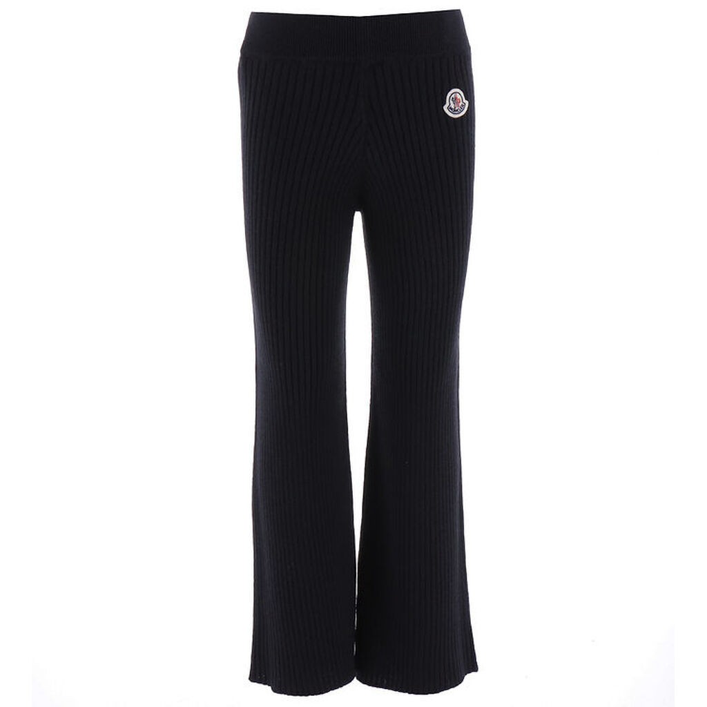 Moncler Bukser - Akryl/Uld - Rib - Sort
