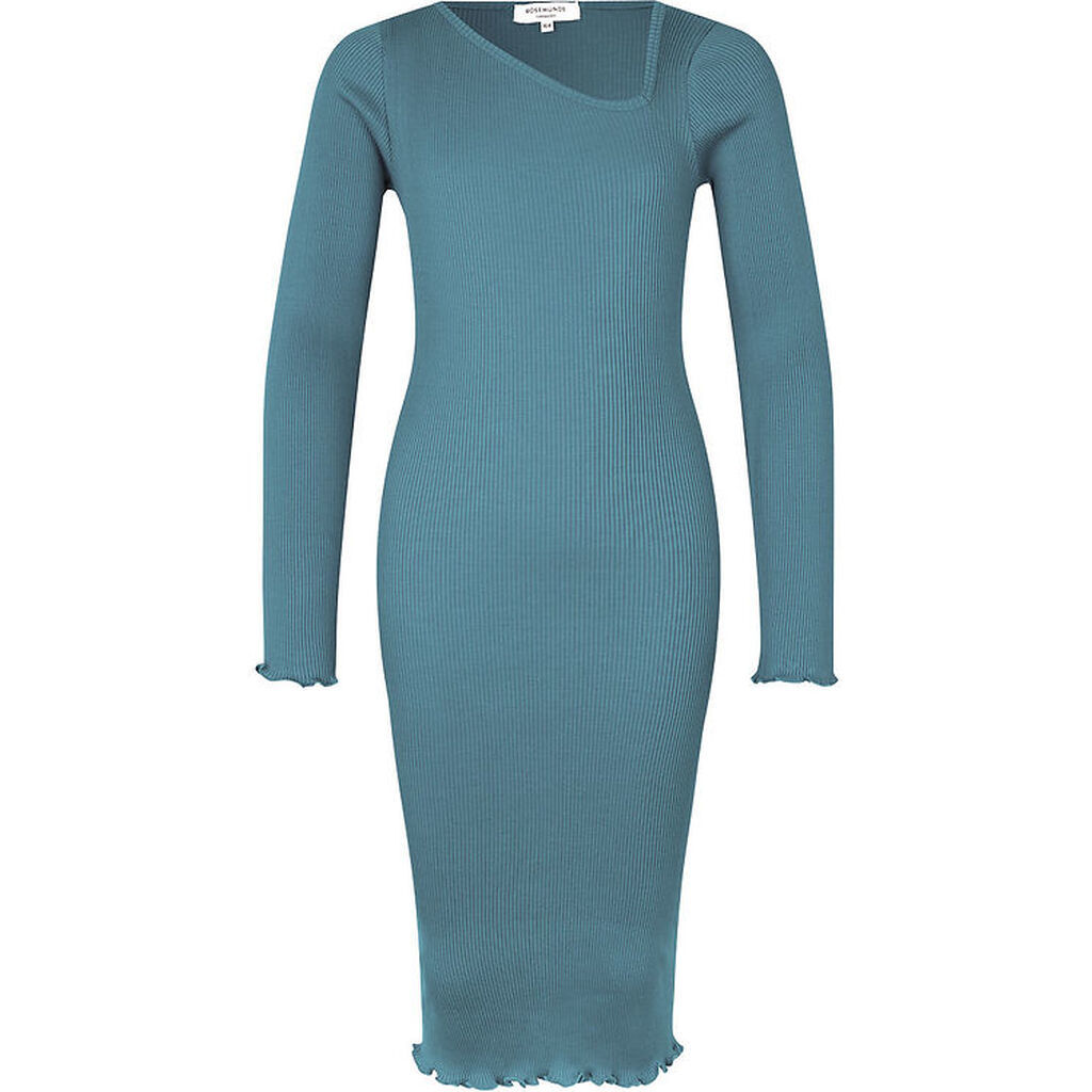 Rosemunde Kjole - Rib - Paris Blue