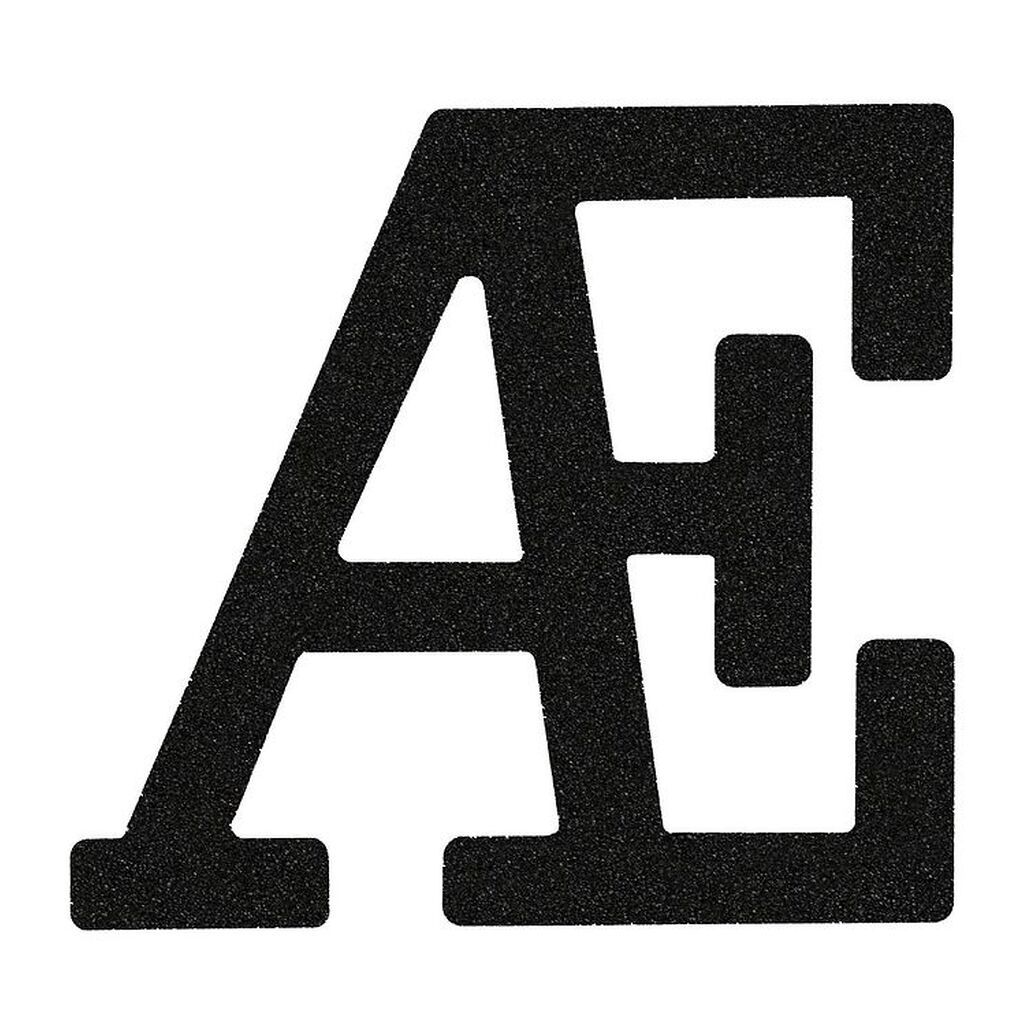 That's Mine Bogstav - Æ - Sort Glimmer