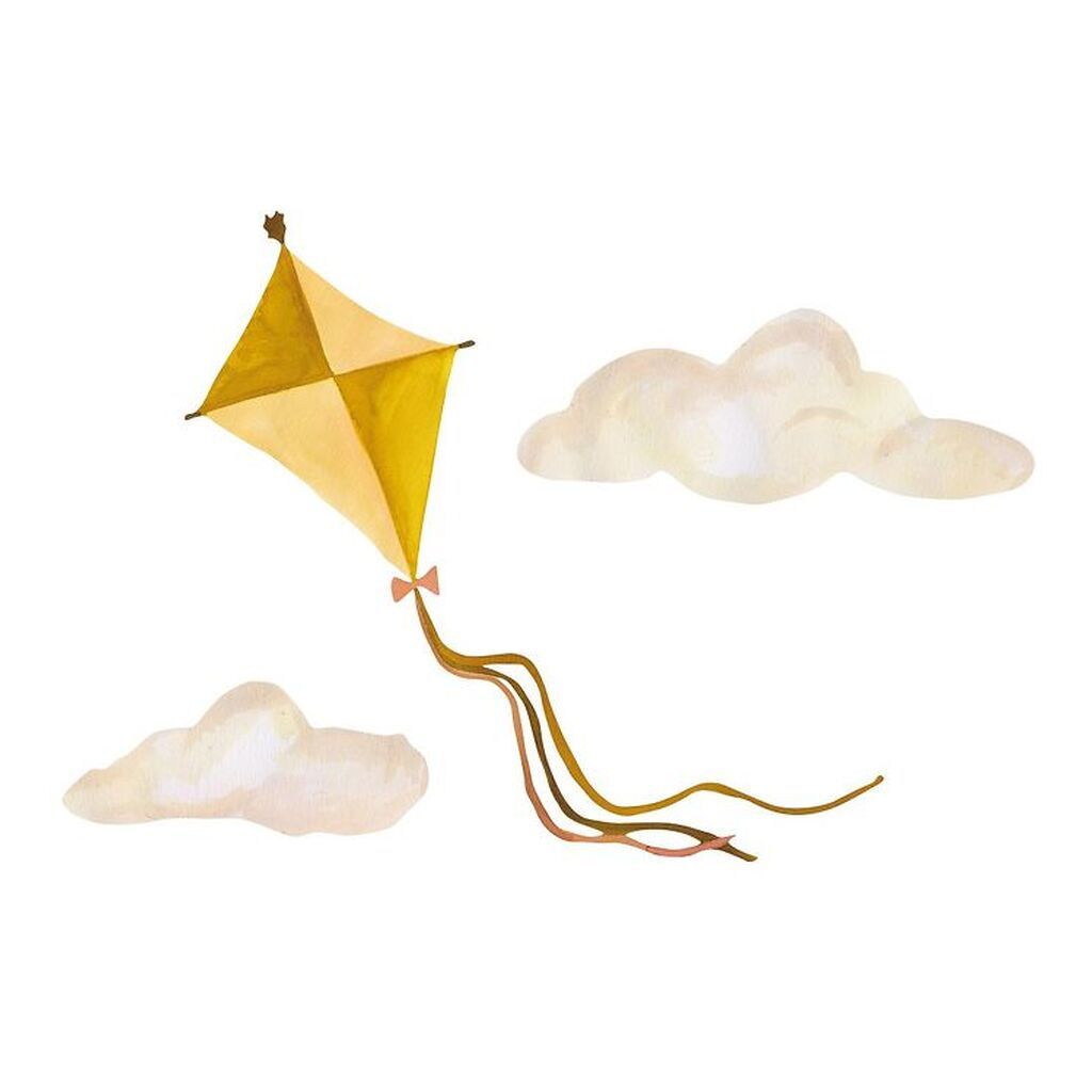 That's Mine Wallstickers - Drage - Lille - Ochre