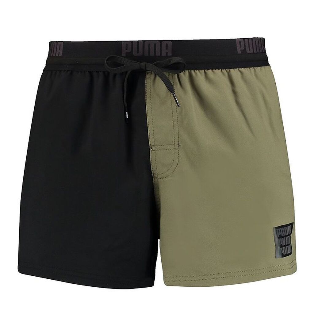 Puma Badeshorts - Moss Green Combo