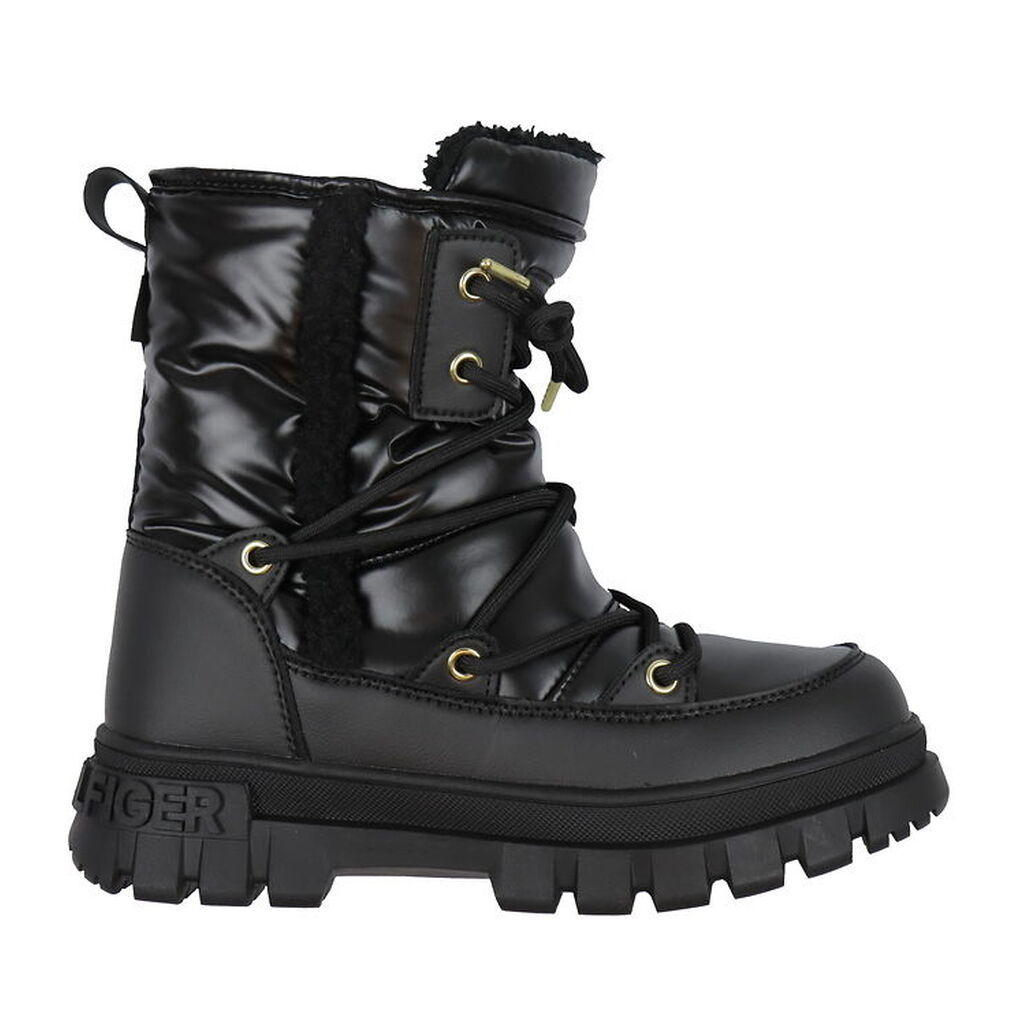Tommy Hilfiger Vinterstøvler - Fur Boot - Sort