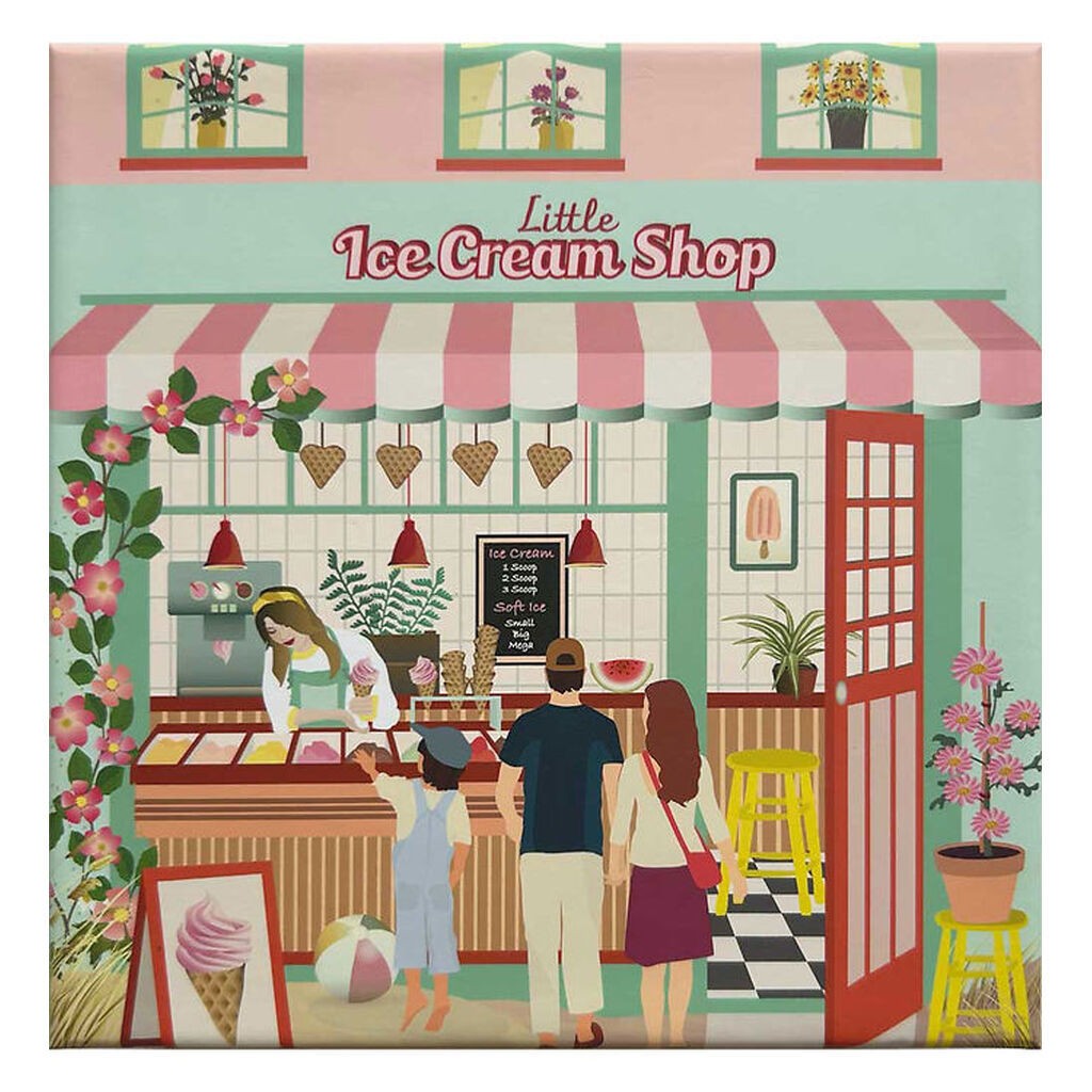 Vissevasse Puslespil - 15x21 cm - 150 Brikker - Little Ice Cream