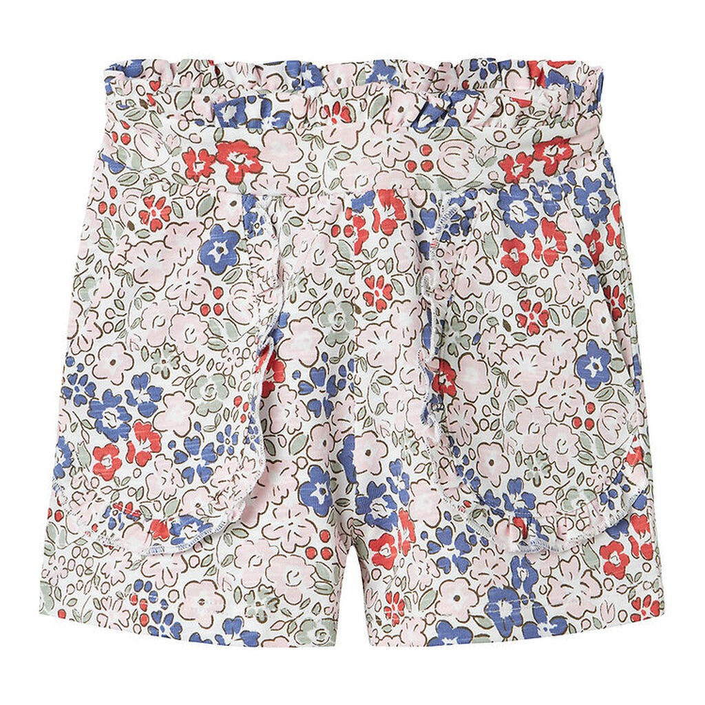 Name It Shorts - Modal - NmfHaile - Bright White m. Blomster
