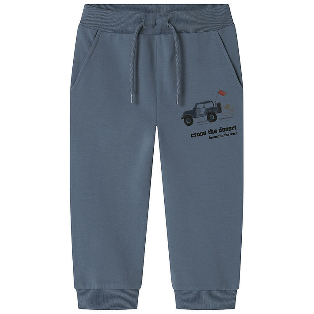 Name it Sweatpants - NmmHekar - Blue Mirage m. Print