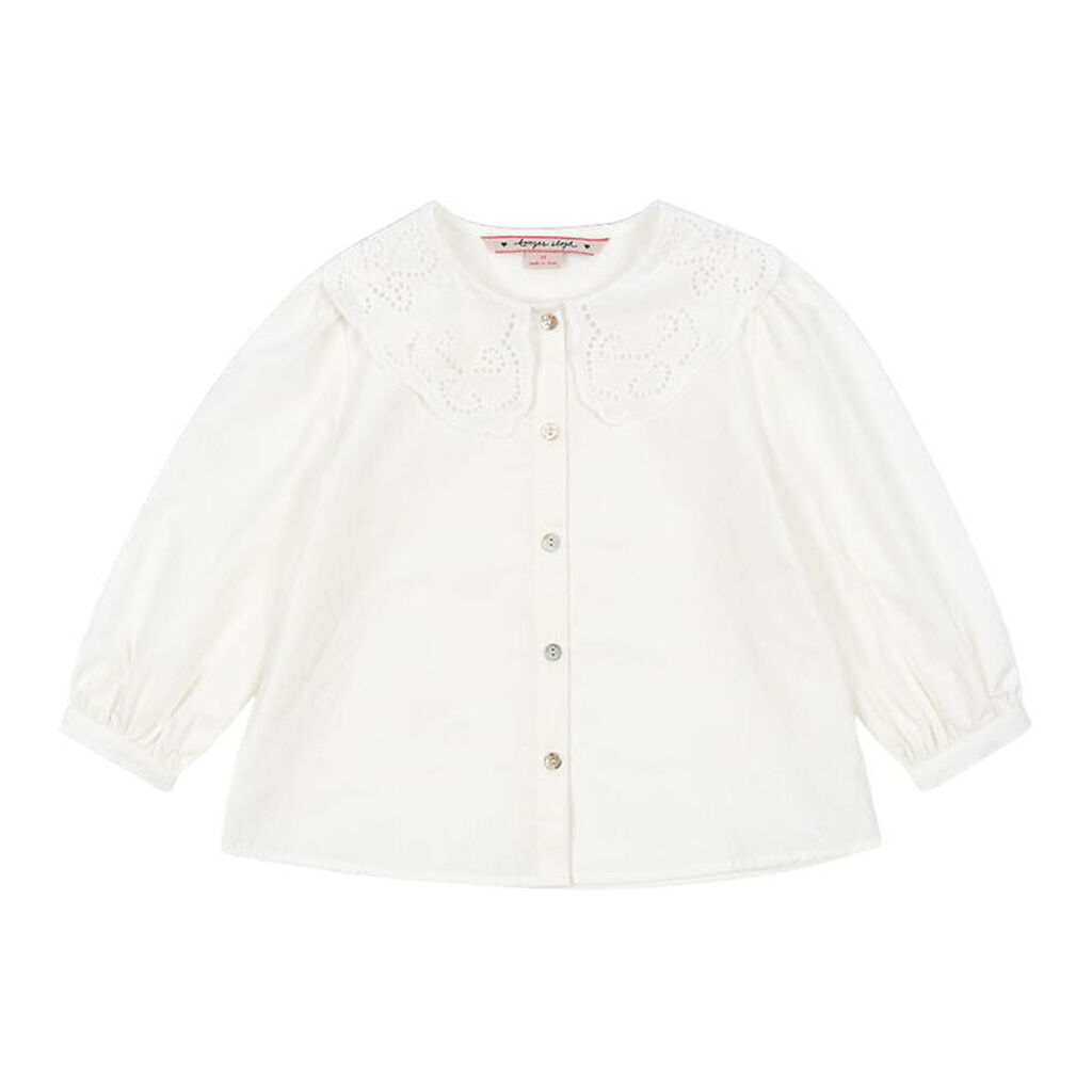 Konges Sløjd Skjorte - Rilo Collar - Optic White