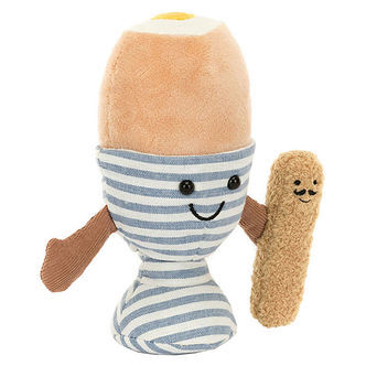 Jellycat Bamse - 16x12 cm - Amuseables Eggetha Egg & Lance Soldi