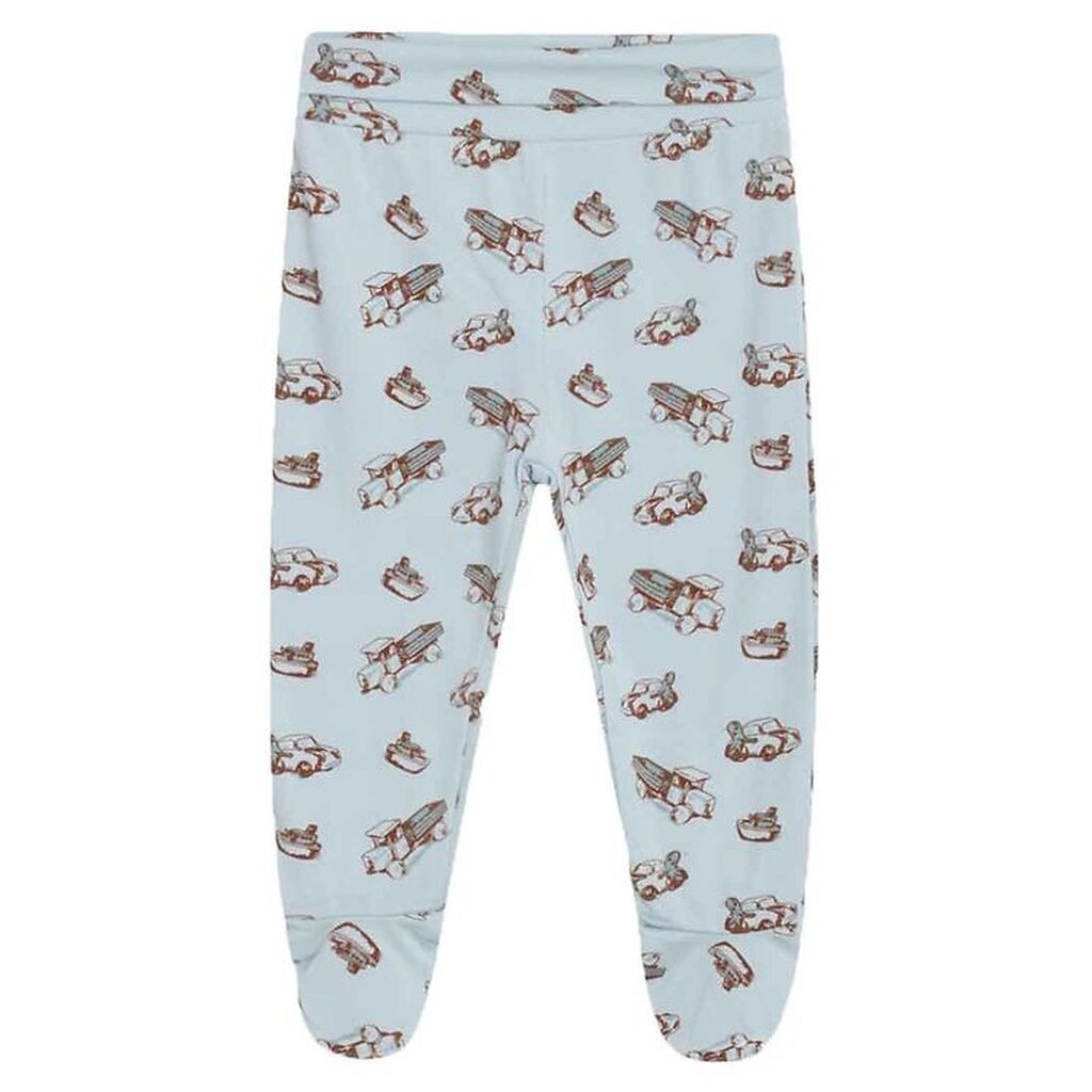 Hust and Claire Leggings m. Fod - Lani - Blå m. Print