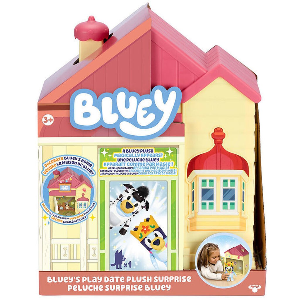 Bluey Legesæt - Play Date Plush Surprise