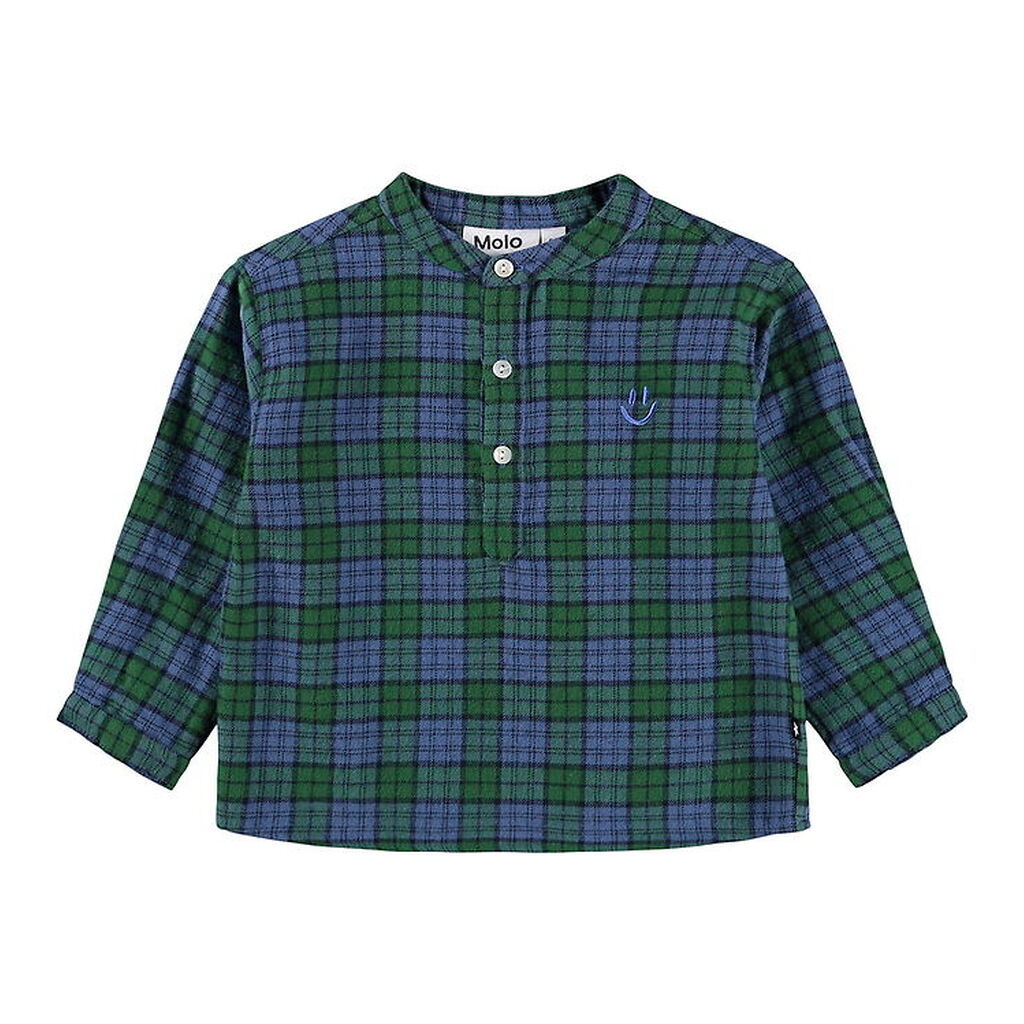 Molo Skjorte - Enoz - Blue Pine Check