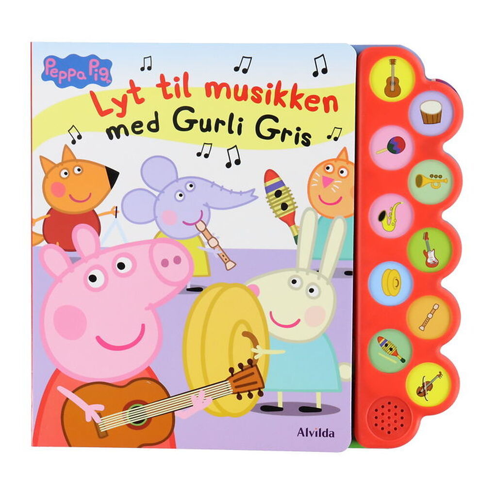Alvilda Bog m. Lyd - Lyt til musikken med Gurli Gris