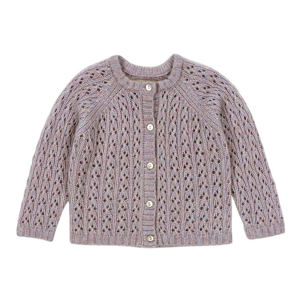 Konges Sløjd Cardigan - Uld - Strik - Isa - Lavender Mist