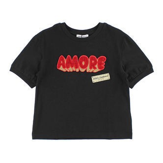 Dolce & Gabbana T-shirt - Sort m. Amore