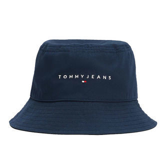 Tommy Hilfiger Bøllehat - Linear Logo - Dark Night Navy Blue