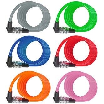 Abus Spirallås - 3506C - 120 cm - Assorteret