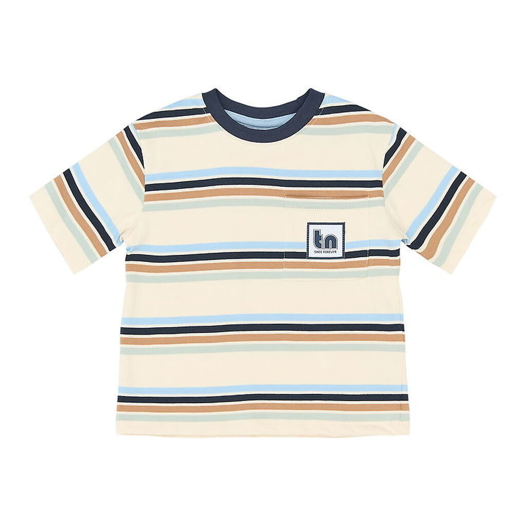 The New Siblings T-shirt - TnstStuart - Gardenia Striped