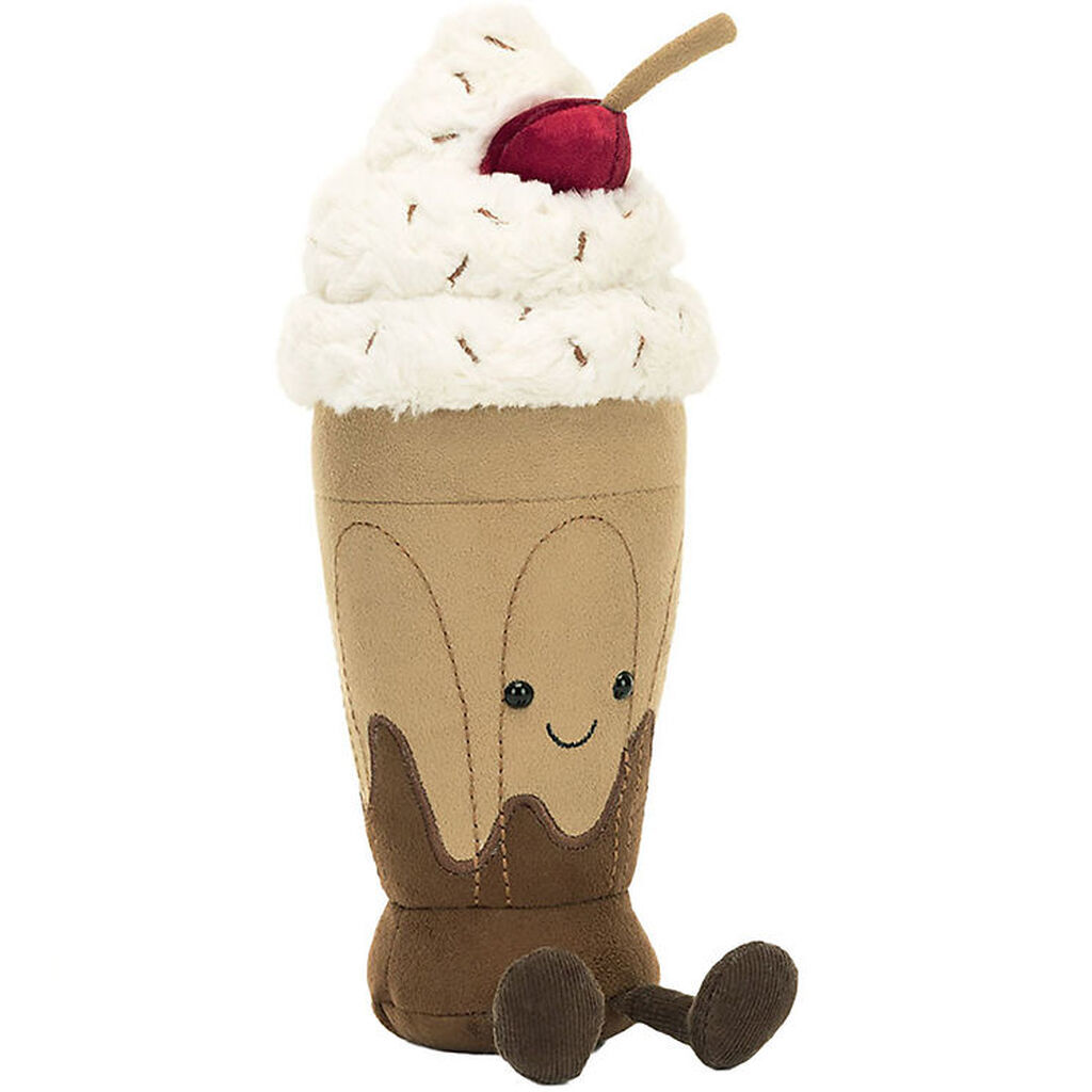 Jellycat Bamse - 25x12 cm - Amuseables Marin Chocolate Milkshak